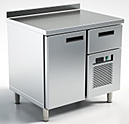 Стол холодильный БСВ TRG 2+ ящик над моноблоком, борт 50