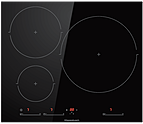 Панель варочная индукционная KUPPERSBUSCH KI 6343.0 SR, черное стекло, без рамки