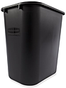 Корзина прямоугольная RUBBERMAID 26,6 литра чёрная, FG295600BLA