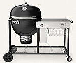 Гриль угольный WEBER Summit Kamado S6 Grill Center, черный, 18501104