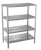 Стеллаж ATESY СТК-С-1500.650.1600-02-Н-ПП (СТКН-1500/650Р)