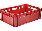 Ящик мясной ТАРА.РУ Е2 600х400х200 красный, 207-P