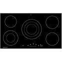 Панель варочная электрическая KUPPERSBUSCH KE 9340.0 SR, черное стекло, без рамки