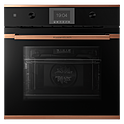 Шкаф духовой KUPPERSBUSCH B 6350.0 S7, черное стекло, Copper