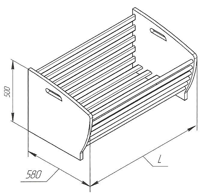 Короб хлебный СК/СМ 125 в сборе