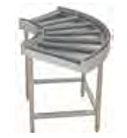 Стол поворотный роликовый для тоннельных посудомоечных машин KRUPPS EVPCR110 1100x1100x880