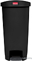 СНЯТО С ПРОИЗВОДСТВА! Контейнер с торцевой педалью <b>Step-on </b>RUBBERMAID Slim Jim 50 л черный, 1883612