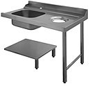 Стол для грязной посуды, правый APACH CHEF LINE L80208