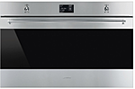 Шкаф духовой многофункциональный  SMEG HOME SFP9395X1 с функцией пиролиза, 90см, нержавеющая сталь