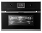 Шкаф духовой с микроволнами KUPPERSBUSCH CBM 6350.0 S9, черное стекло, Shade of Grey