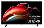 Телевизор Hisense 43A6K, 43", DLED, 4K Ultra HD, черный, СМАРТ ТВ, Vidaa