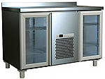 Стол холодильный ПОЛЮС Carboma T70 M2-1-G 0430-2 (2GNG/NT) с бортом