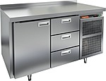 Стол холодильный HICOLD SN 13/TN O без борта