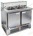 Стол холодильный для салатов (саладетта) HICOLD SLE3-11GN низкое стекло