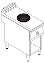 Плита индукционная WOK TECNOINOX PIW4FE7, 716082