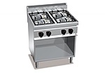 Плита газовая 4-х конфорочная BERTO'S G7F4MPW, 18602600