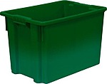 Ящик ТАРА.РУ 600х400х400 сплошной зеленый, 605