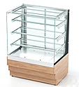 Витрина кондитерская холодильная закрытая REFETTORIO (3 полки) RKC21A-MV Crystal 950x700x1320мм (+2+8)