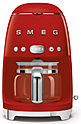 Кофеварка капельная SMEG HOME DCF02RDEU, красный