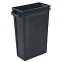 Контейнер для мусора пластиковый TRUST SLIM L 50 1213GY, 87 литров