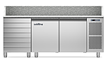 Стол холодильный для пиццы COLDLINE TZ13/1MC-710, T40703000261 + витрина-надстройка холодильная для GN 1/4, VP20/9N, V41201010001