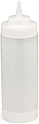 Упаковка из 12 шт бутылок с носиком TABLECRAFT белая, 473 мл, диаметр обрезки носика 4 мм, 11663CF