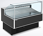 Витрина холодильная CRYSPI Gamma Quadro SN FISH 1800 LED с боковинами RAL3002