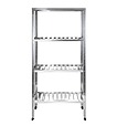 Стеллаж кухонный с решетчатыми полками LUXSTAHL СРРП-1800*1500*600, мко580