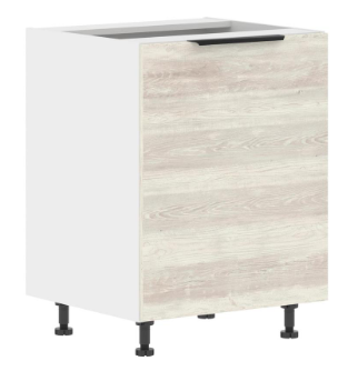Шкаф напольный с полкой Corsica (сосна эдмонт/белый, 600х560х820 мм)