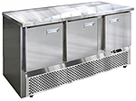 Стол холодильный ФИНИСТ СХСн-600-3* 3 двери, Gastronorm 2/3, нижн. агрегат, без борта
