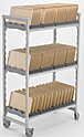 Тележка со стойками для сушки CAMBRO Camshelving MSDR601117PK передвижная