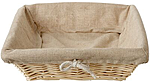 Корзина плетеная для хлеба с чехлом MATFER L=25,B=5см св. дерево, 573480