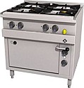 Плита газовая 4-конфорочная MKN с электрическим духовым шкафом, 2163403