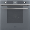 Шкаф духовой SMEG HOME SF6101VS 60 см, 8 функций, серебристое стекло Stopsol