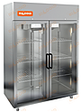 Шкаф морозильный со стеклянными дверьми HICOLD A140/2BV