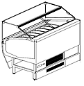 Витрина для мороженого IFI JET VENTILATED GELATO DISPLAY CASE H 1151 VBD L 2000, EY_129252