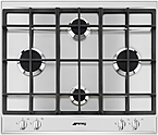 Панель варочная газовая SMEG HOME P260XGH, 60 см, нержавеющая сталь