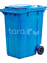 Контейнер мусорный ТАРА.РУ 360 литров, синий, МКТ 360
