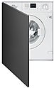 Машина стиральная встраиваемая SMEG HOME LSTA147S с сушкой, 60см, белая