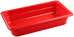 <b>Гастроемкость</b> RESTOLA GN1/3х65, полипропилен красный 325х176х65 мм, 422101004