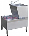 Ванна моечная моповая RESTOINOX ВММР-2/7,7 с рукомойником