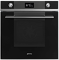 Шкаф духовой SMEG HOME SF6102TVN 60 см, 9 функций, черное стекло