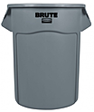 Контейнер круглый RUBBERMAID BRUTE на 208 литров, FG265500GRAY