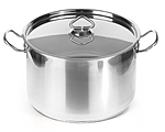 Кастрюля LUXSTAHL 9 литров из нержавеющей стали, кт142