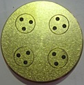 Матрица для приготовления пасты бронзовая LA MONFERRINA № 16 BRONZE DIE 3,5 мм для аппарата P3