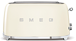 Тостер на 4 ломтика SMEG HOME TSF02CREU кремовый