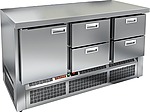 Стол холодильный HICOLD GNE 122/TN O + усиленная столешница