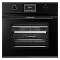 Шкаф духовой с паром KUPPERSBUSCH BD 6340.0 S5, черное стекло, Black Velvet