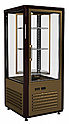 Витрина кондитерская ПОЛЮС Carboma D4 VM 120-2 (R120Cвр) (0109-0102 (коричнево-золотой)), П0000005341.333