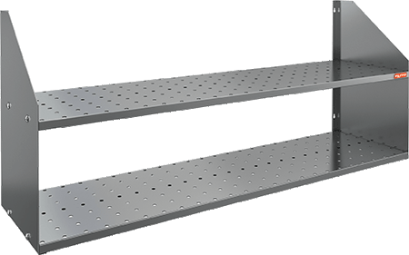 Полка настенная двойная перфорированная HICOLD НПД-13/4 П